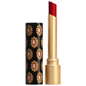 Abbie Maroon Red Gucci Care & Shine Lipstick Brand New In Box Full Size Cherry